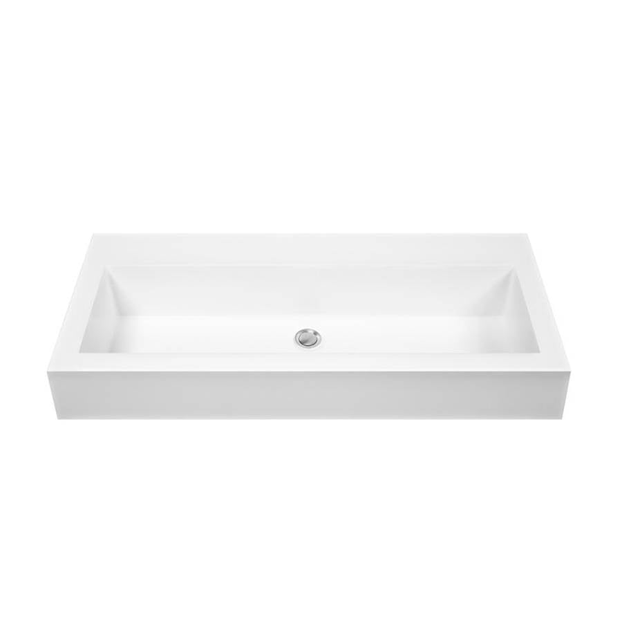 METRO 2 SCULPTURESTONE WALL-MOUNTED - MATTE BISCUIT (37.25X17.25)