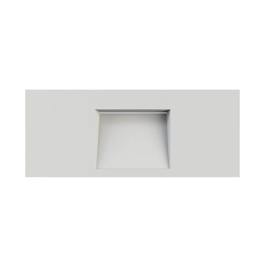 INCLINE SCULPTURESTONE COUNTER SINK DOUBLE BOWL UP TO 50'' - MATTE BISCUIT