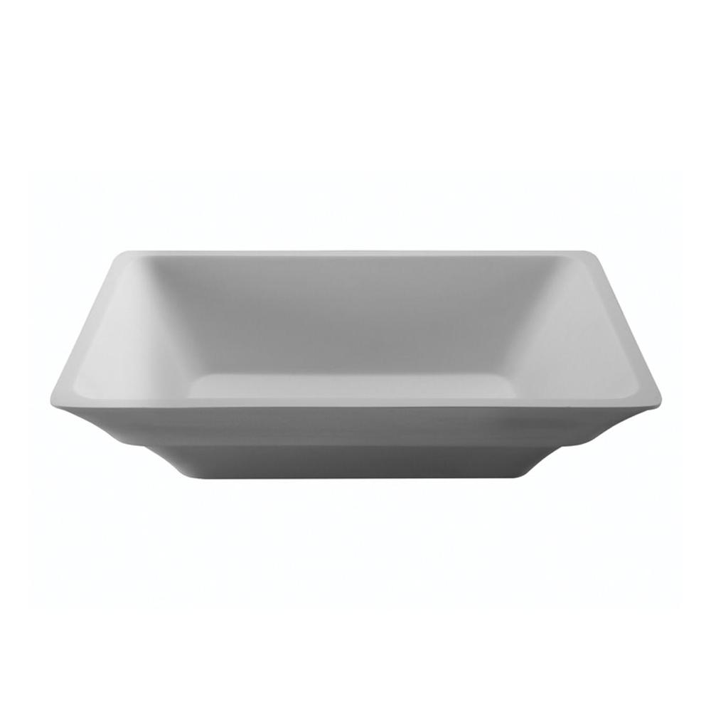 MTI Baths - ADDISON SR SCULPTURESTONE SEMI-RECESSED - GLOSS WHITE (22.375X15.125) - Gloss White