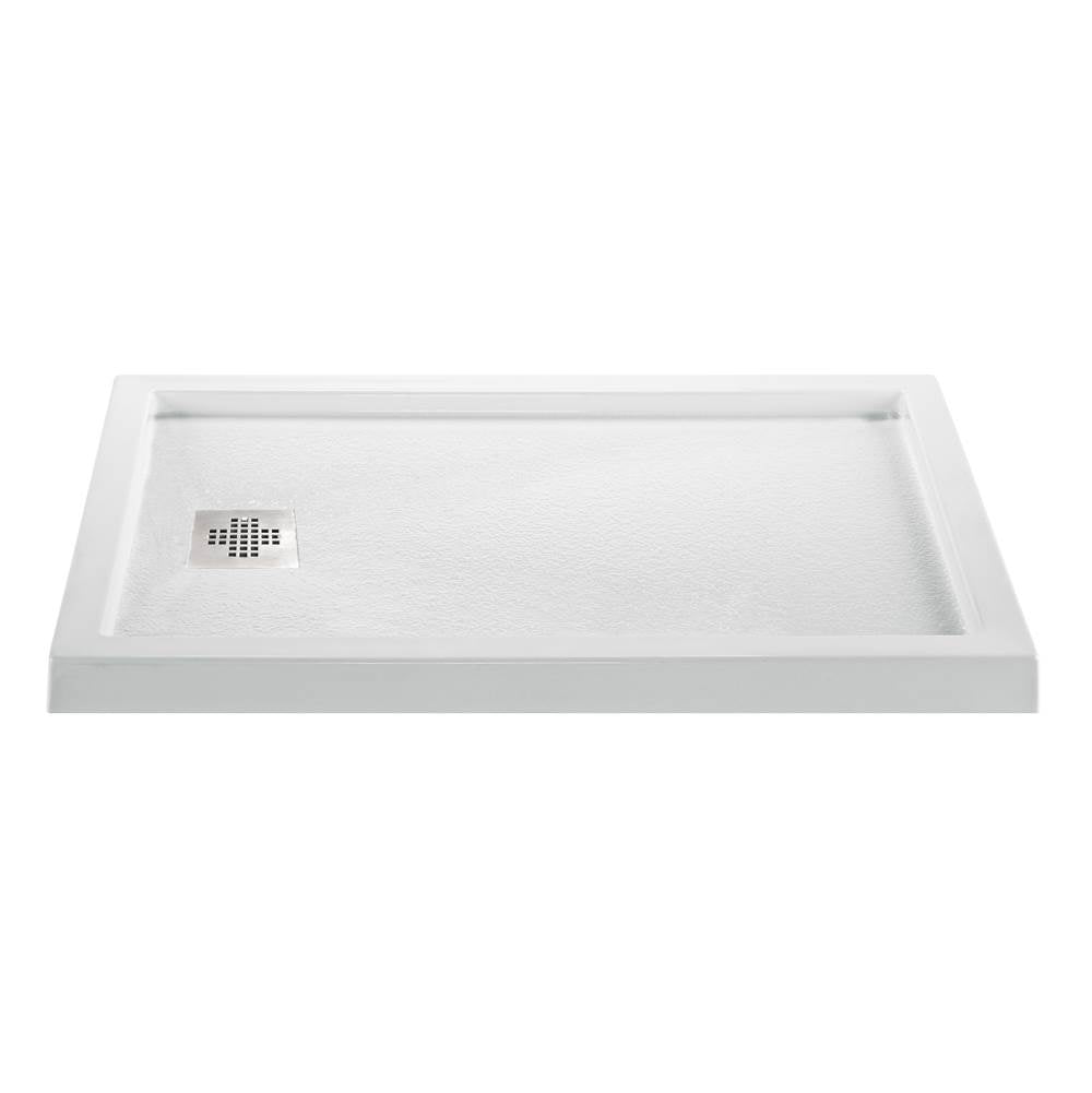 MTI Baths - 4836 ACRYLIC CXL LH DRAIN MULTI THRESHOLD - WHITE - White