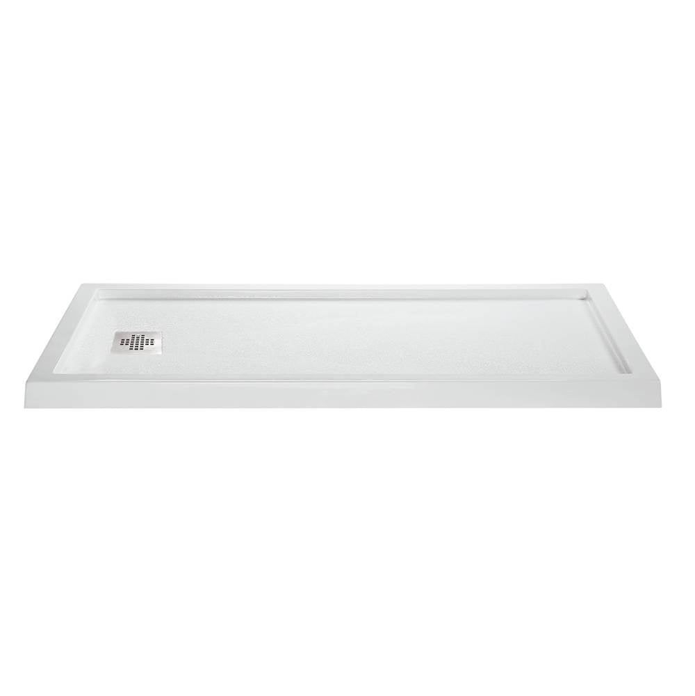 MTI Baths - 6030 ACRYLIC CXL LH DRAIN MULTI THRESHOLD - WHITE - White