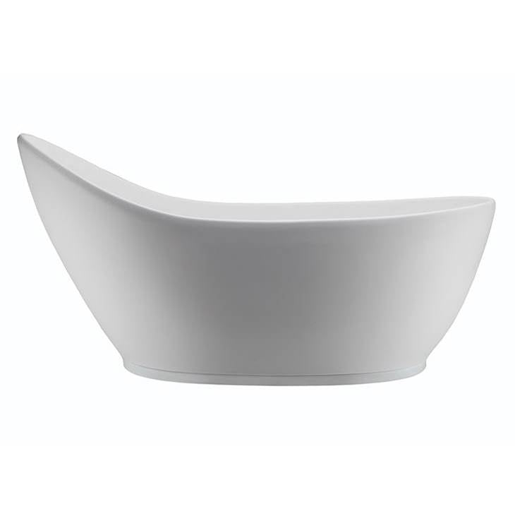 SAVOY SCULPTURESTONE FREESTANDING SOAKER WITHOUT PEDESTAL - MATTE BISCUIT (65.75x34.25)