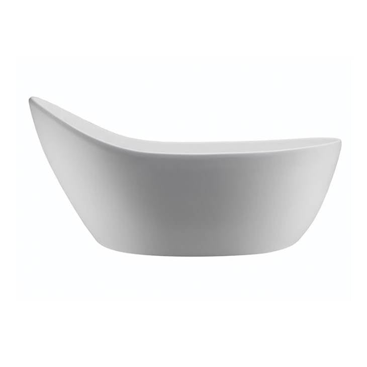 SAVOY SCULPTURESTONE FREESTANDING SOAKER WITHOUT PEDESTAL - MATTE BISCUIT (65.75x34.25)