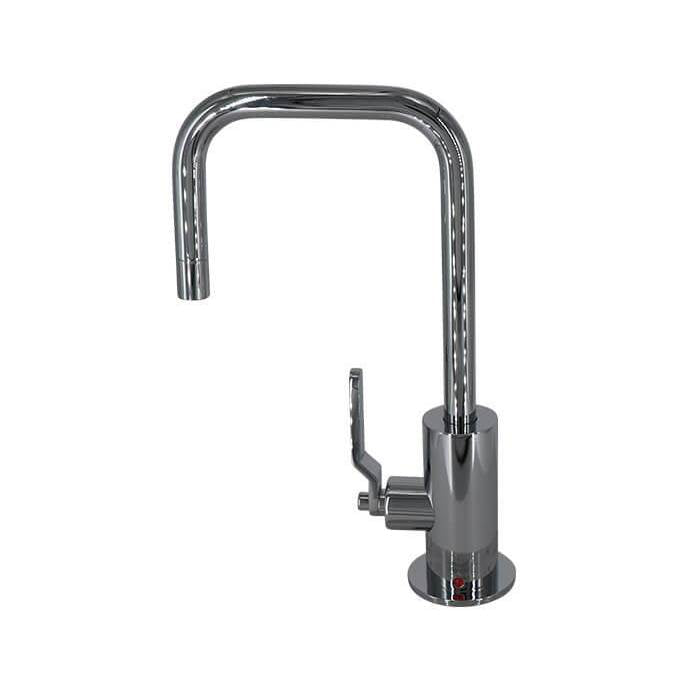 Mountain Plumbing - Hot Water Faucet with Contemporary Round Body & Industrial Lever Handle (90° Spout) - Venetian Bronze