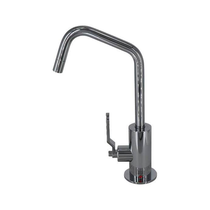 Mountain Plumbing - Hot Water Faucet with Contemporary Round Body & Industrial Lever Handle (120° Spout) - Venetian Bronze