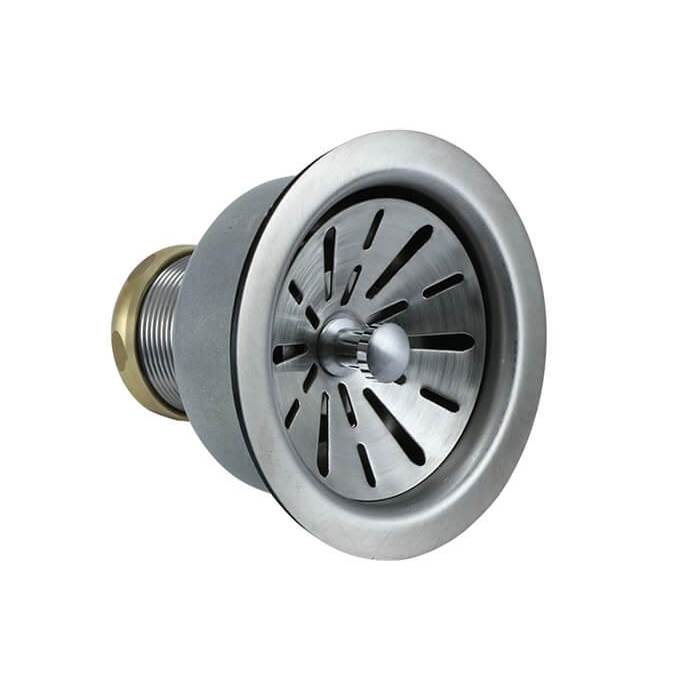 Mountain Plumbing - Contemporary 1/4 3-1/2'' Deluxe Stemball Kitchen Sink Strainer - Venetian Bronze