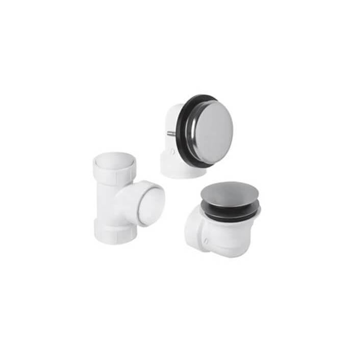 Mountain Plumbing - ABS Plumber's Half Kit with EZ ClickE Trim (Designer Face Plate) - PVD Oil Rubbed Bronze