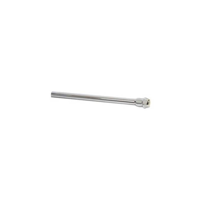 Mountain Plumbing - Bull Nose Supply Tube For Lavatory - 20'' with Metal End Piece - Black Nickel