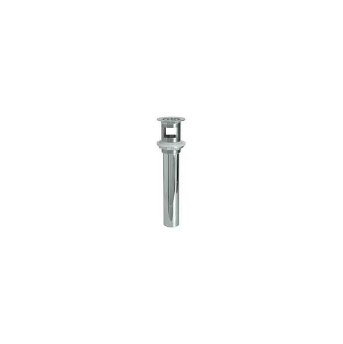 Mountain Plumbing - 20 Hole Brass Lavatory Grid Drain - 6'' Tailpiece with Overflow - Antique Brass