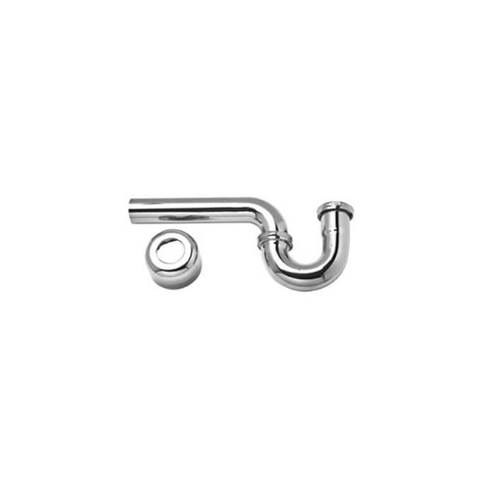 Mountain Plumbing - 1-1/4'' P-Trap - Traditional Style with High Box Flange - Brushed Stainless Steel