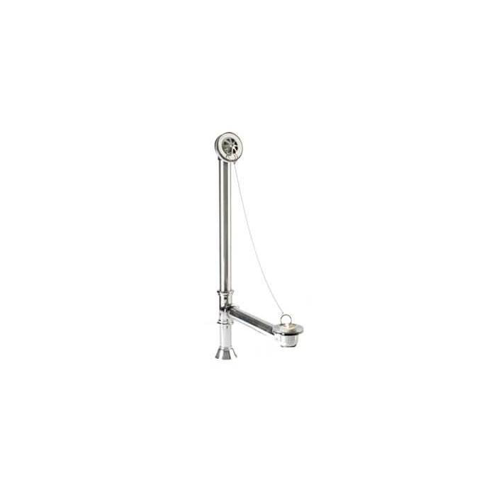 Mountain Plumbing - Clawfoot Style Bath Waste & Overflow with Brass Plug and Chain (Brass Body) - PVD Brushed Bronze