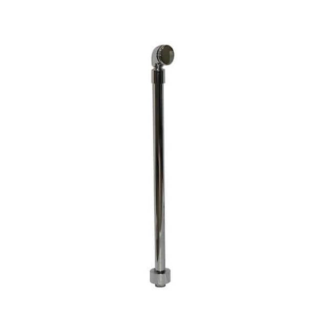 Mountain Plumbing - Exposed Overflow Drain with Swivel Neck & Detached EZ-ClickE Drain - White