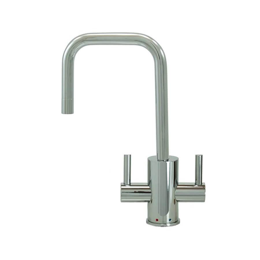 Mountain Plumbing - Mini Faucet with Knurled Lever & Spout Tip - PVD Polished Nickel