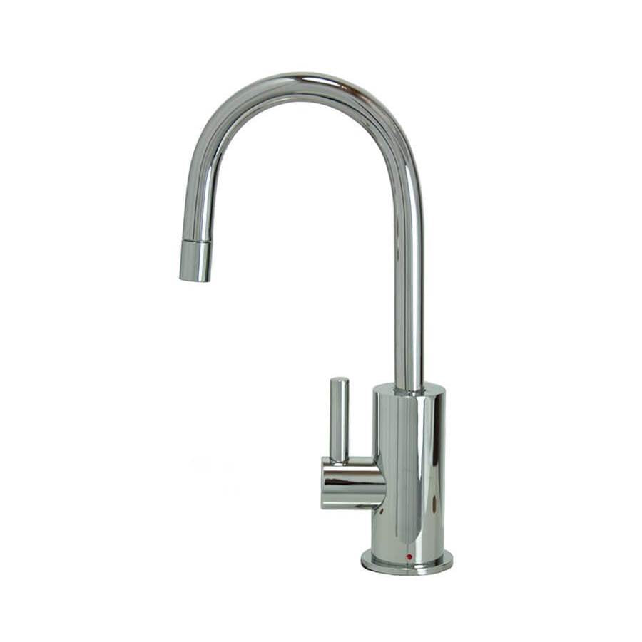 Mountain Plumbing - Hot Water Faucet with Contemporary Round Body & Handle - Stainless Steel