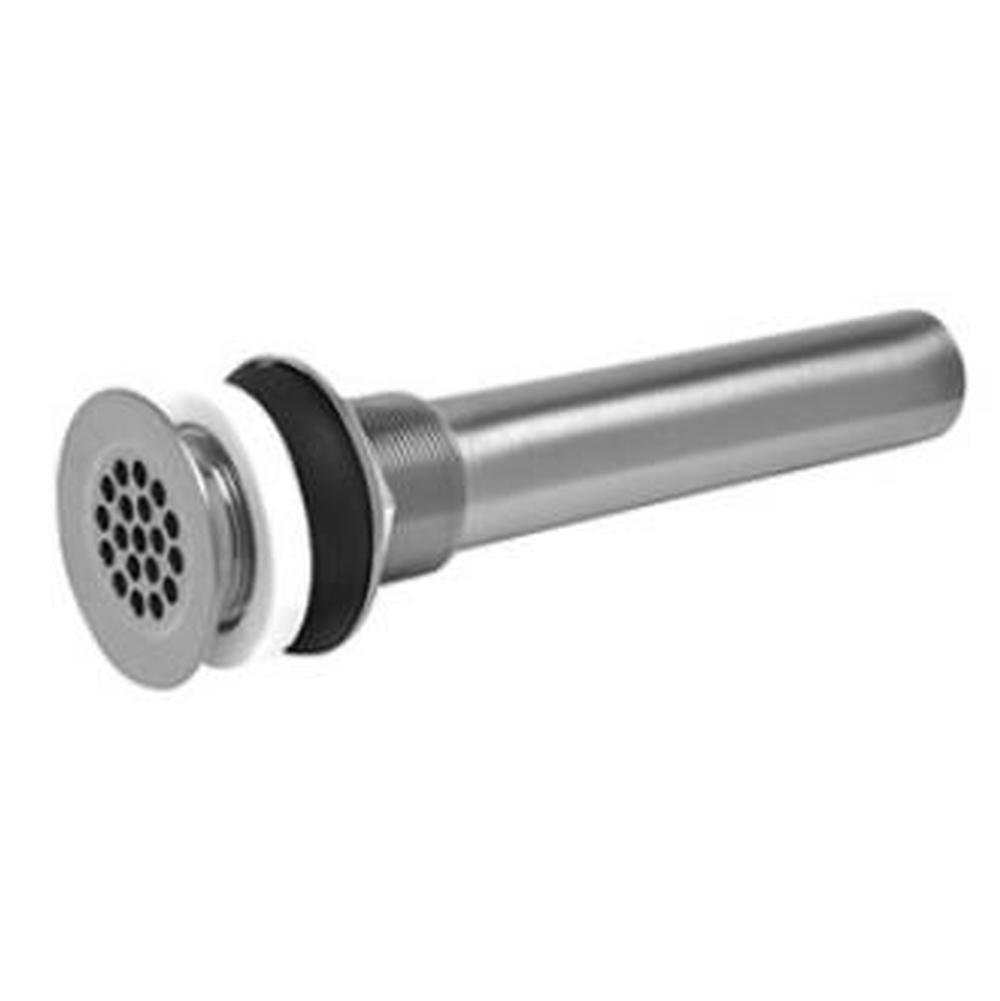 Mountain Plumbing - 20 Hole Brass Lavatory Grid Drain - 6'' Tailpiece without Overflow - Weathered Copper