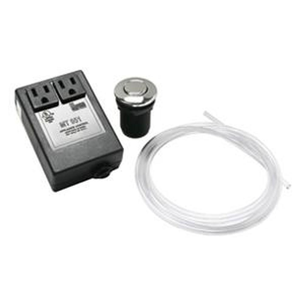 Mountain Plumbing - Round eClassic- Waste Disposer Air Switch with Direct Plug-In - Oil Rubbed Bronze