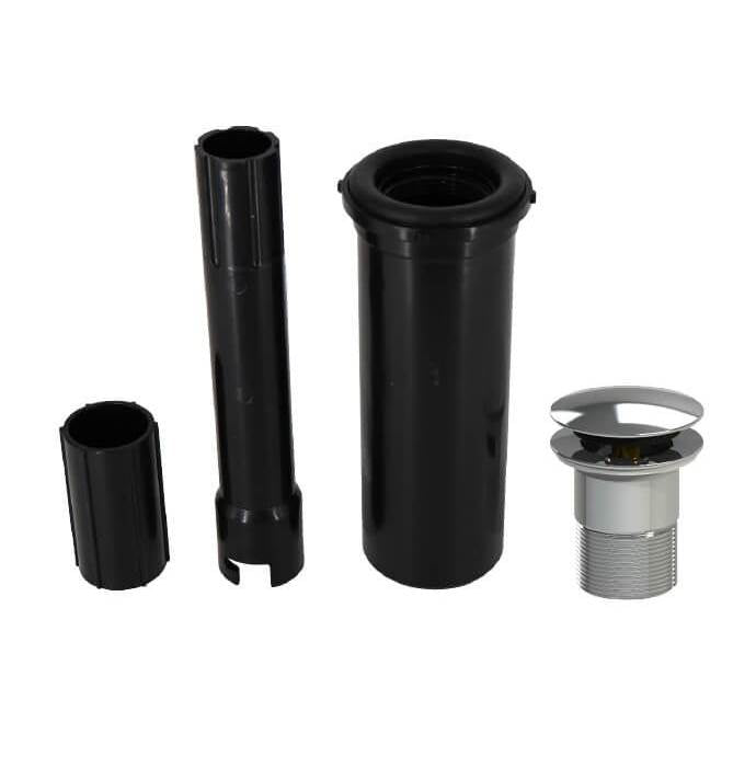 Mountain Plumbing - Tub Docking Station 1/4 Freestanding Tub Drain Rough-In 1/4 Trim Kit without Overflow