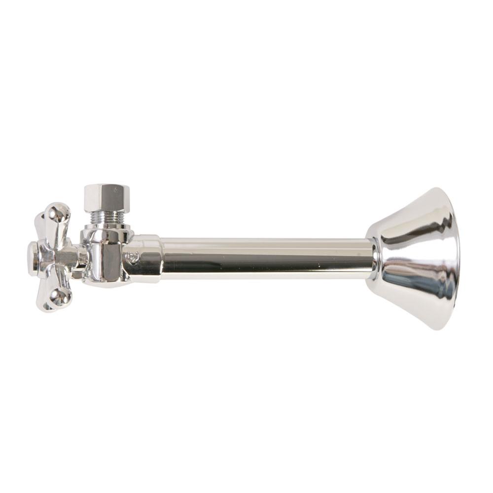 Mountain Plumbing - Brass Cross Handle with 1/4 Turn Ball Valve - Lead Free - Angle Sweat - Venetian Bronze
