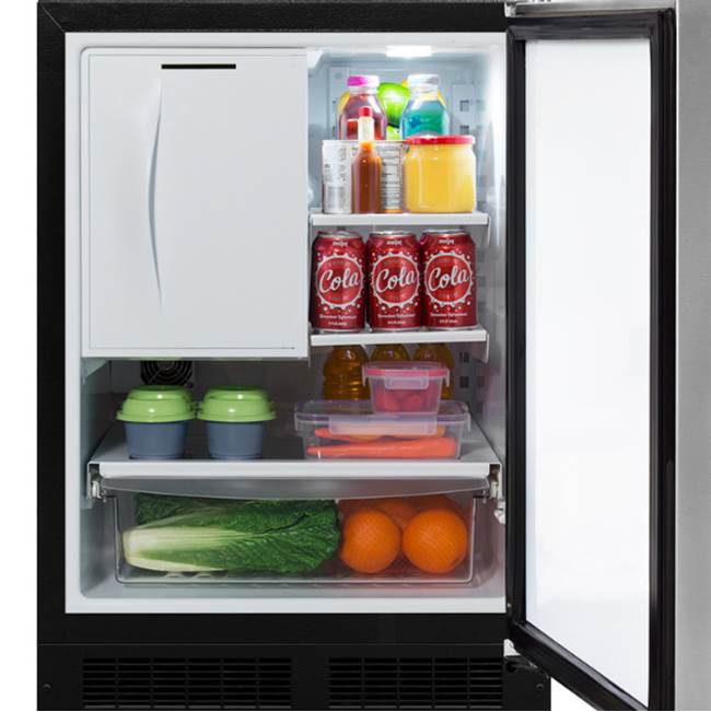 24'' Marvel Refrigerator Freezer, Panel Ready, Solid Door, Reversible Door