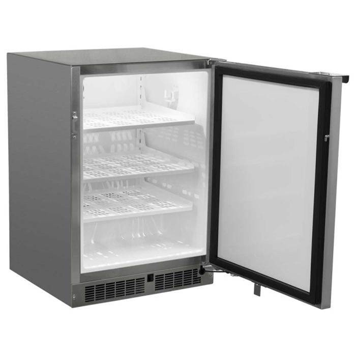 24'' Scientific Refrigerator, Stainless, Solid Door, Lock, Probe Port, Right Hinge