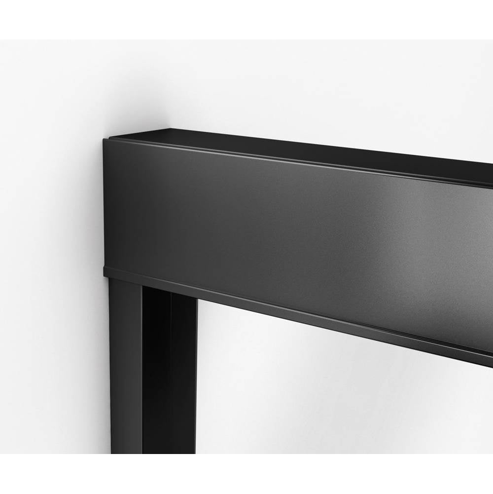 Kameleon 55-59 x 57 in. 6 mm Bypass Tub Door for Alcove Installation with Clear glass in Matte Black