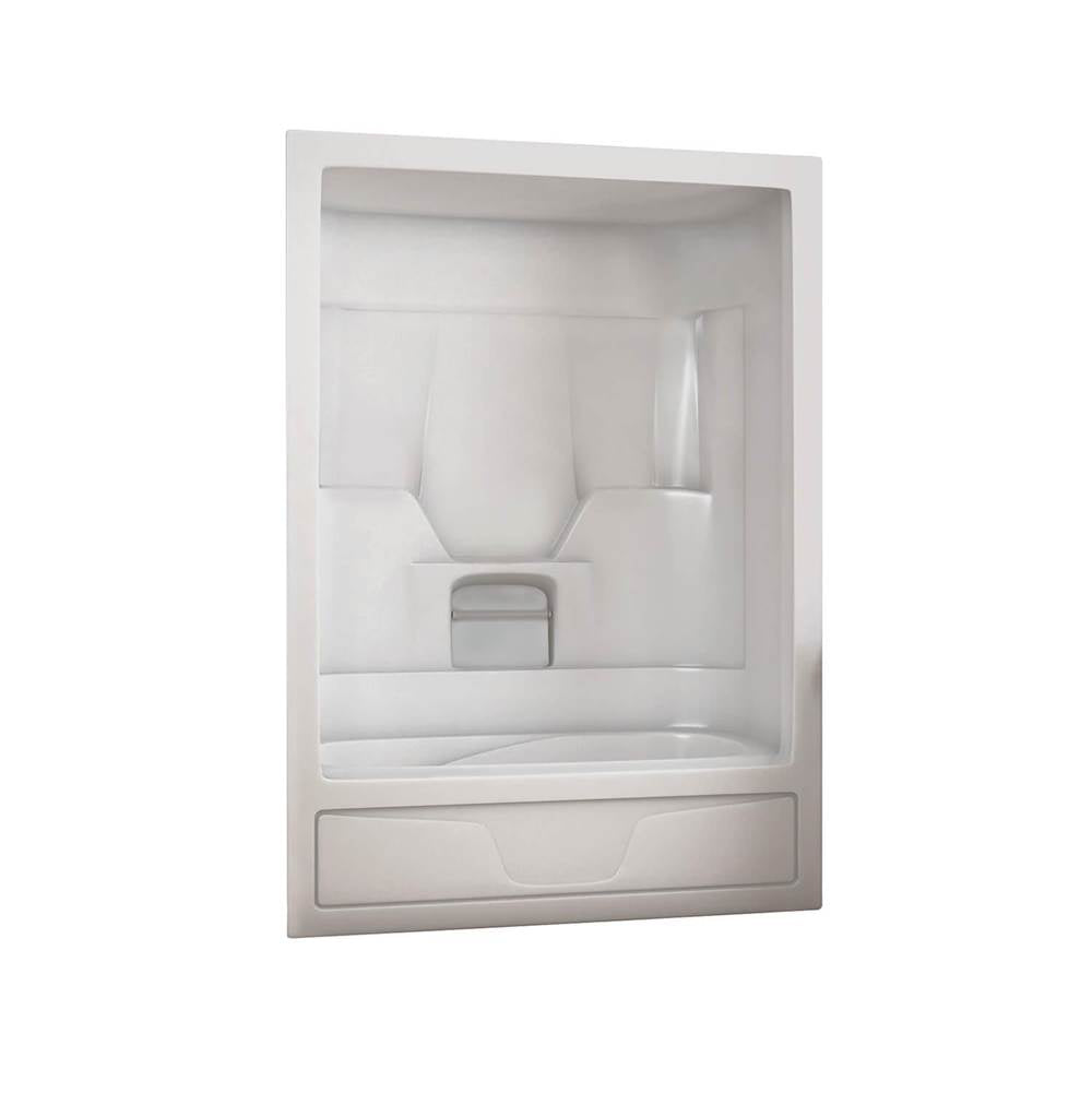 Aspen-3P 60 x 31 Acrylic Alcove Right-Hand Drain Three-Piece Tub Shower in White