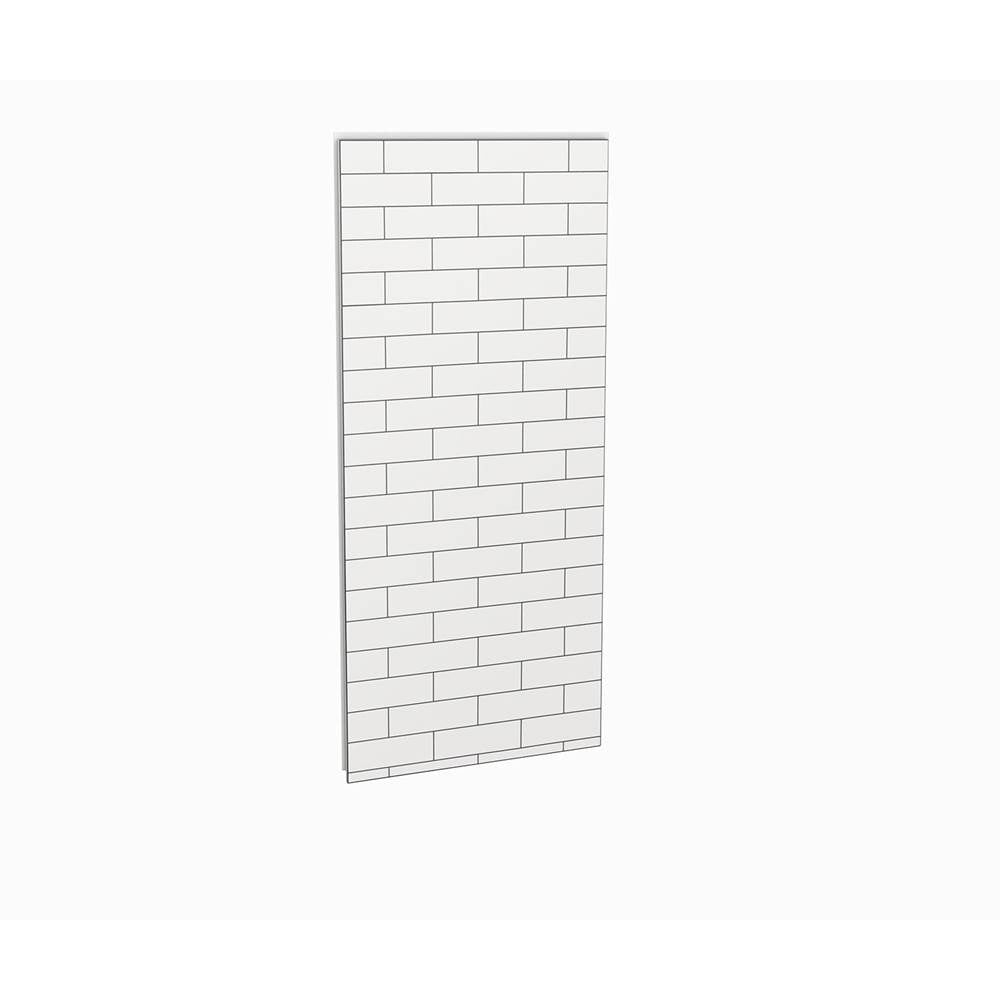 Maax - Utile 36 in. Composite Direct-to-Stud Back Wall in Metro Tux - Tux