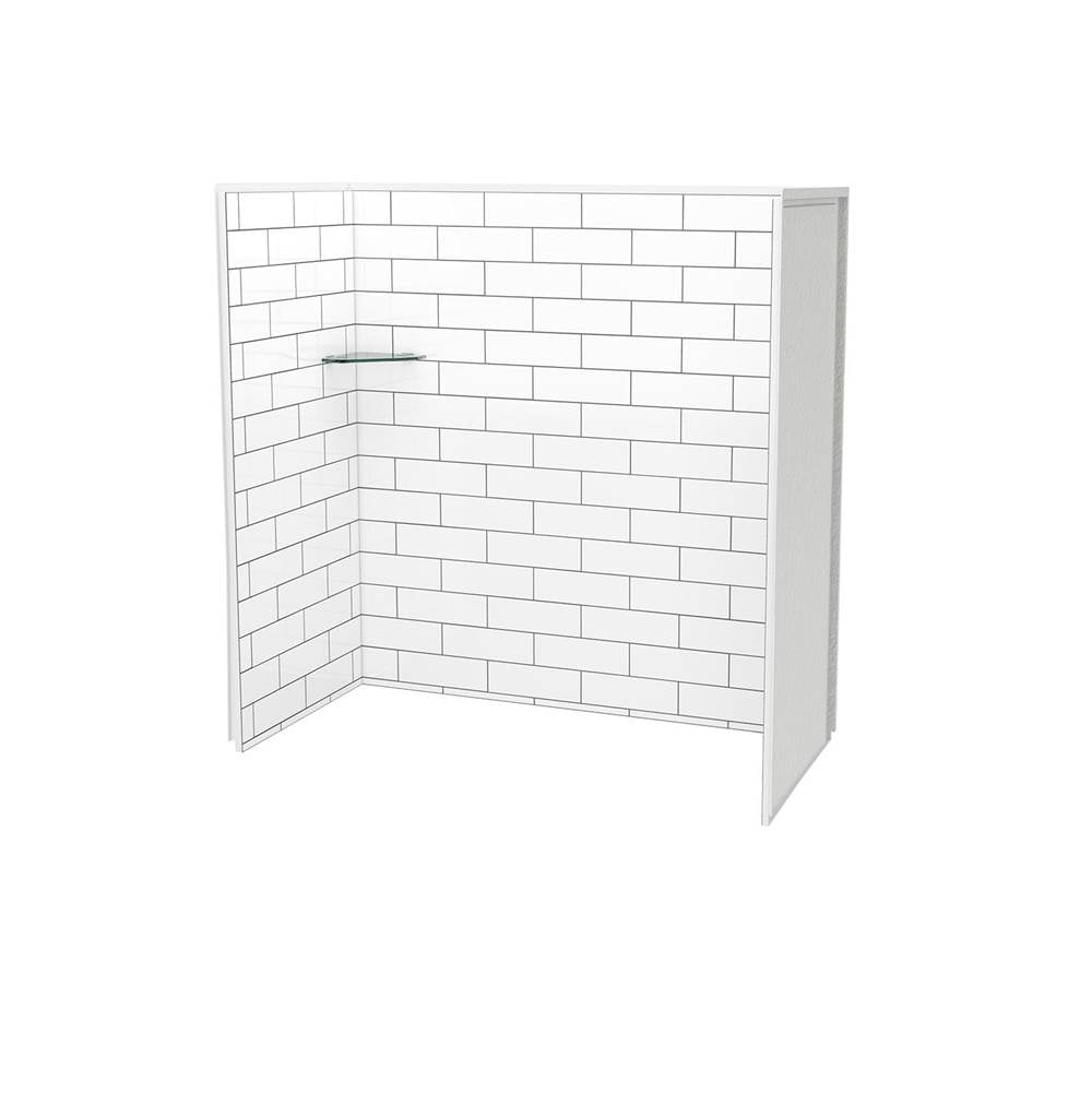 Maax - Utile 6032 Composite Direct-to-Stud Three-Piece Tub Wall Kit in Metro Tux - Tux