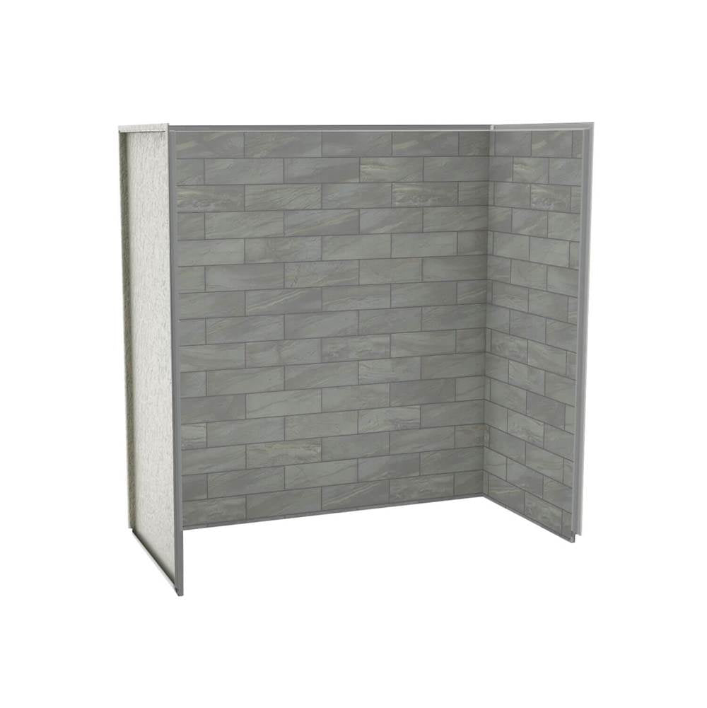Maax - Utile 6032 Composite Direct-to-Stud Three-Piece Tub Wall Kit in Organik Clay - Clay