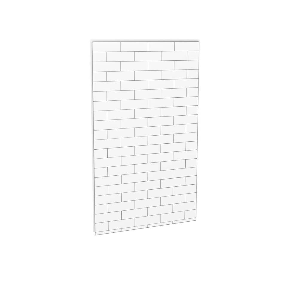 Maax - Utile 48 in. Composite Direct-to-Stud Back Wall in Metro Tux - Tux