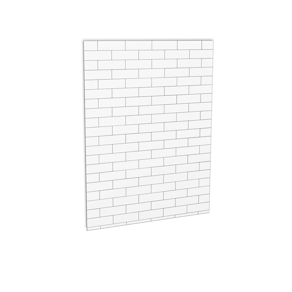 Maax - Utile 60 in. Composite Direct-to-Stud Back Wall in Metro Tux - Tux