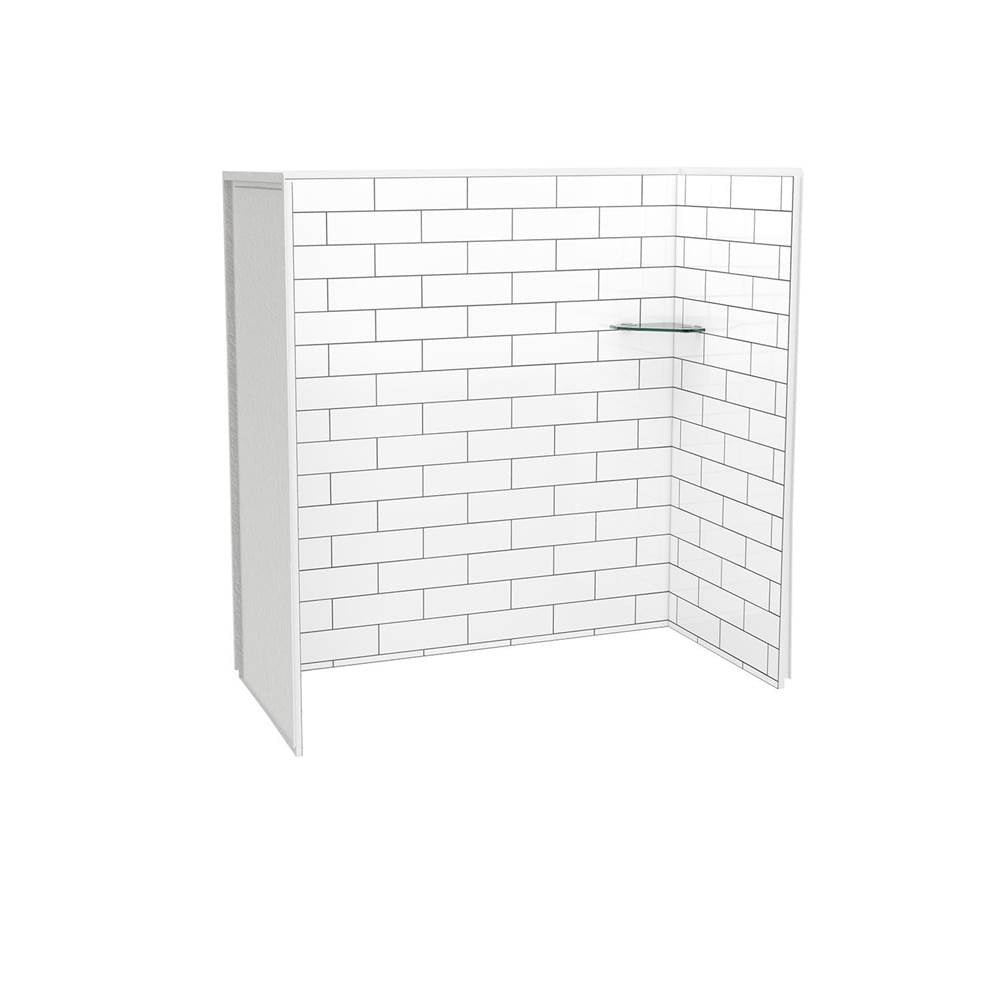 Maax - Utile 6030 Composite Direct-to-Stud Three-Piece Tub Wall Kit in Metro Tux - Tux