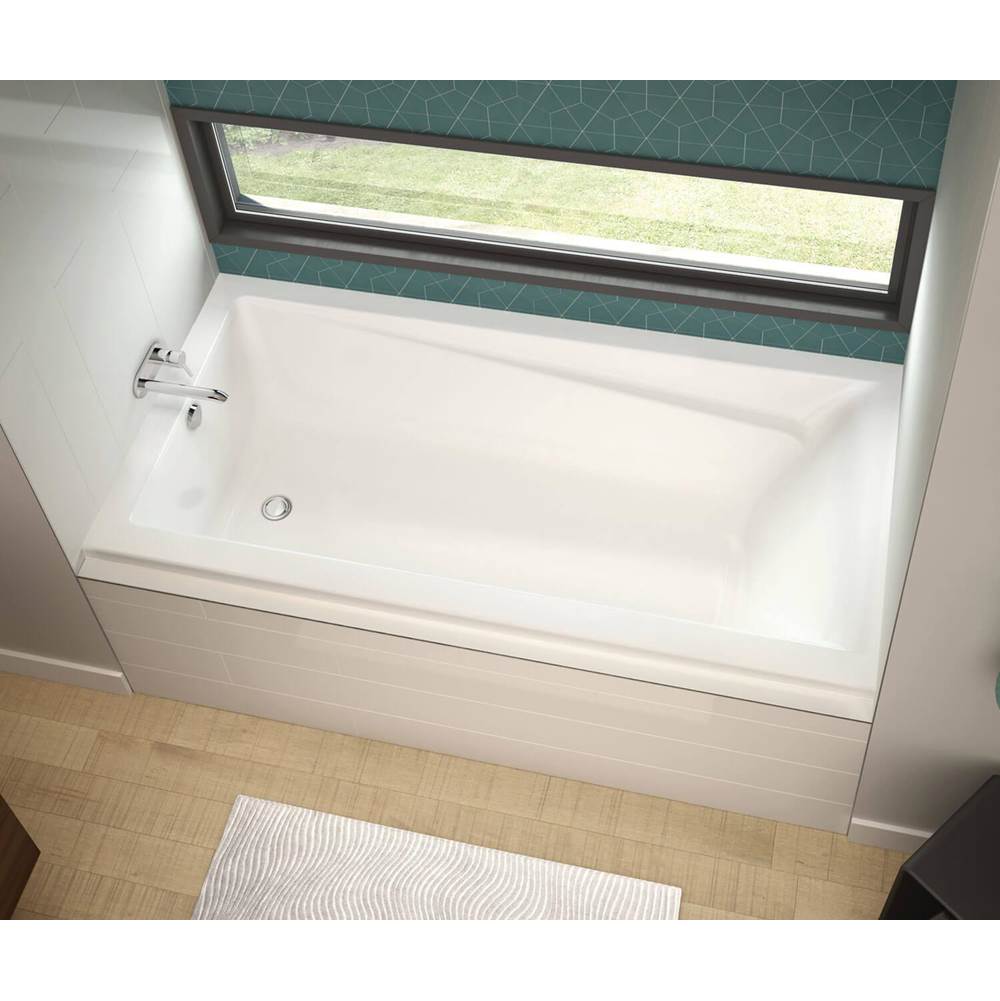 Exhibit 6032 IF Acrylic Alcove Left-Hand Drain Bathtub in White