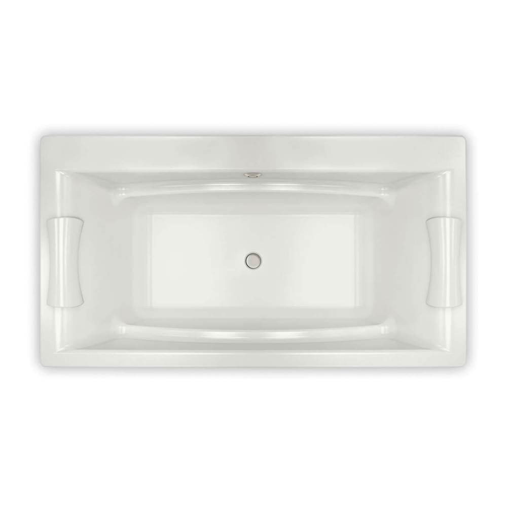 Optik C 66 x 36 Acrylic Drop-in Center Drain Bathtub in White
