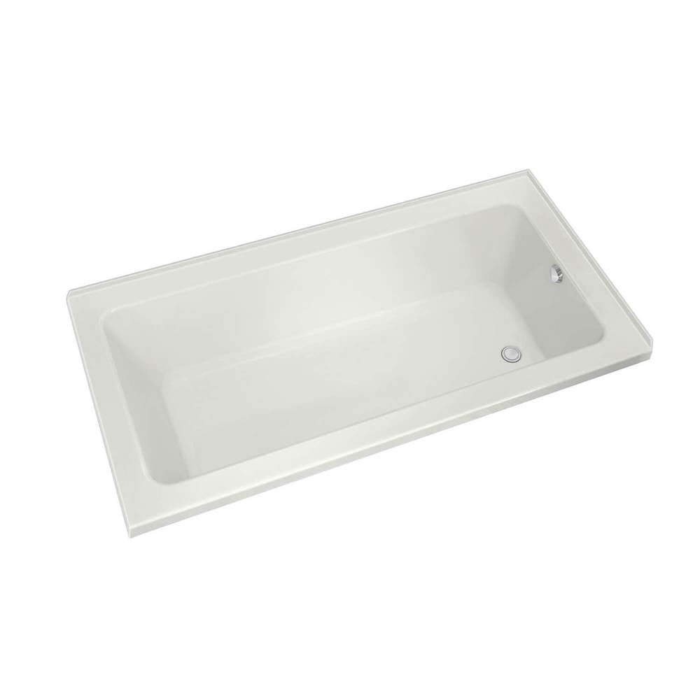 Pose 6632 IF Acrylic Corner Right Left-Hand Drain Whirlpool Bathtub in White