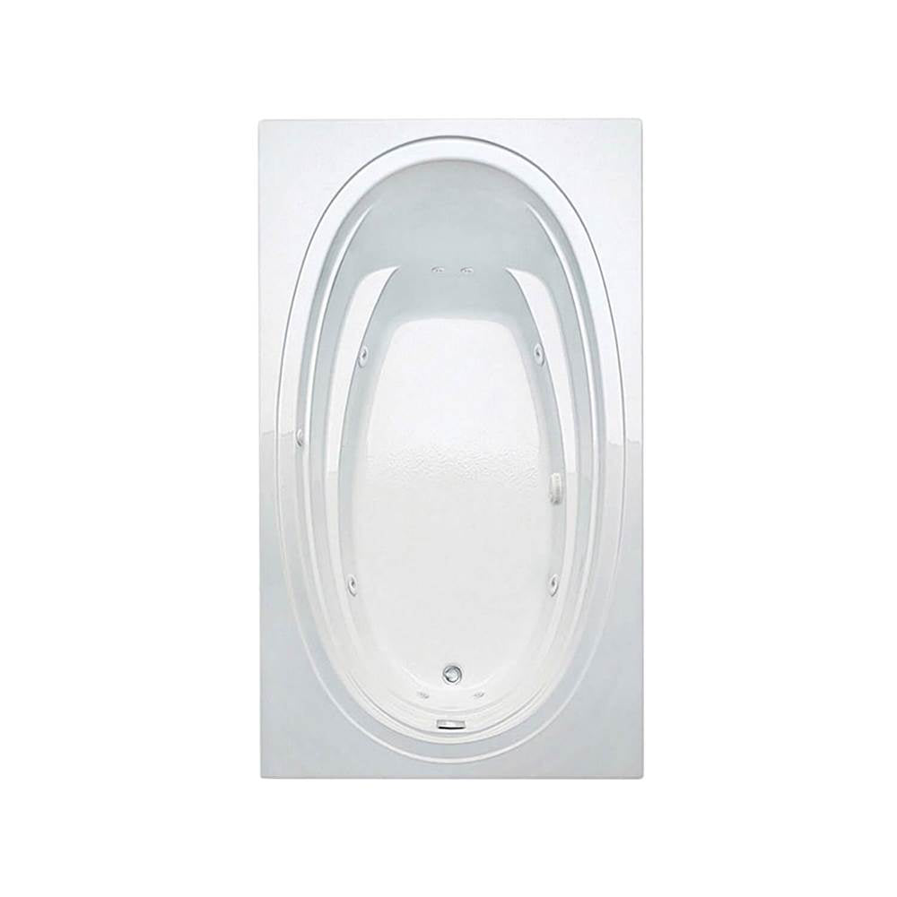 Panaro 6042 Acrylic Drop-in End Drain Bathtub in White