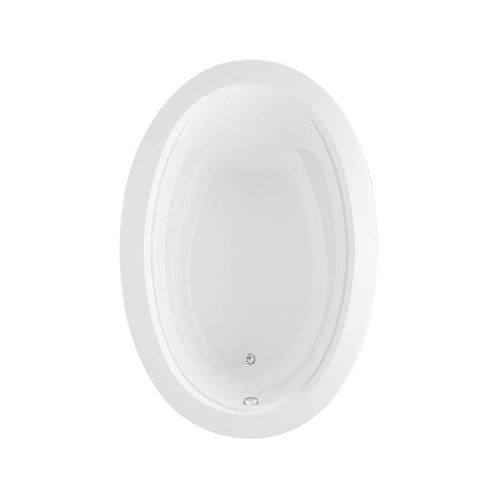 Maax - Arno 6040 Acrylic Drop-in End Drain Bathtub in White - White