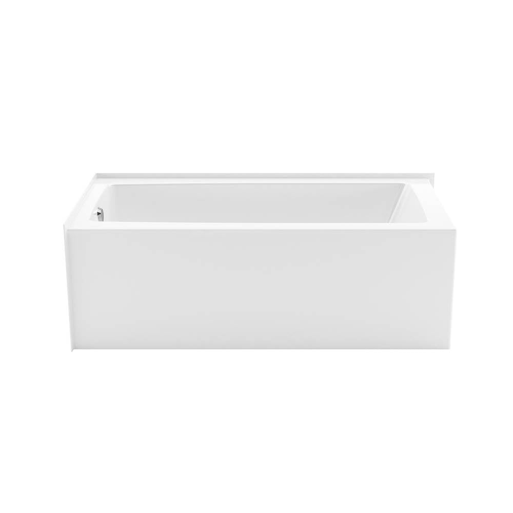 Mackenzie Corner 6030 AcrylX Corner Left-Hand Drain Bathtub in White