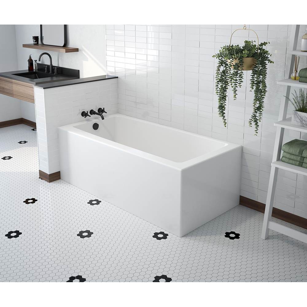 Maax - Mackenzie Corner 6032 AcrylX Corner Left-Hand Drain Bathtub in White - White