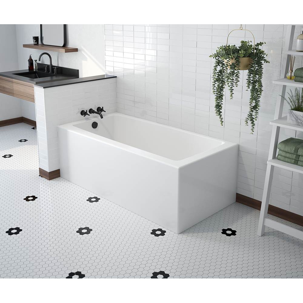 Maax - Mackenzie Corner 6032 AFR AcrylX Corner Left-Hand Drain Bathtub in White - White