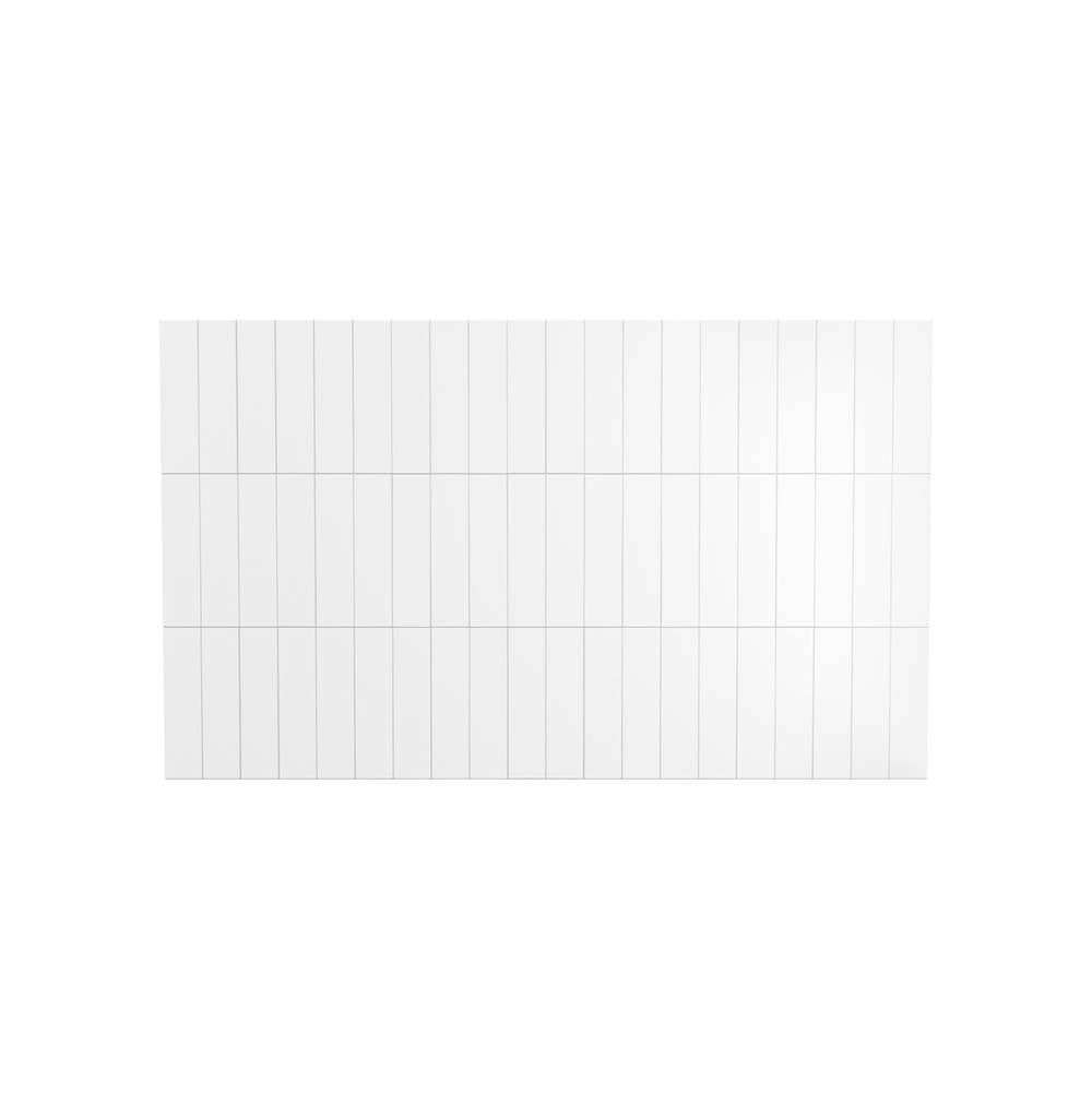 Versaline 48 in. Alcove Wall Kit - Vertical in White