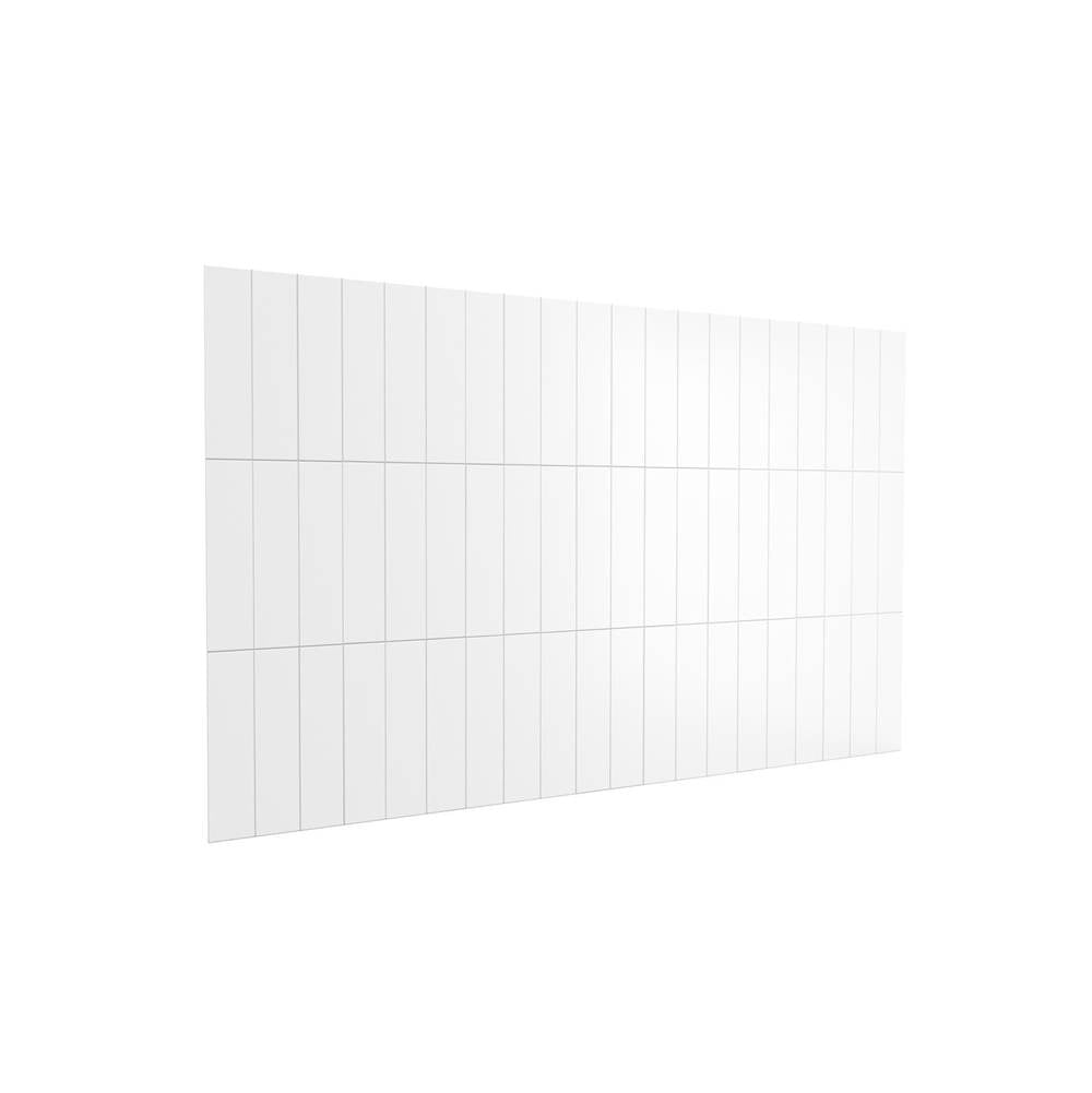 Versaline 48 in. Alcove Wall Kit - Vertical in White