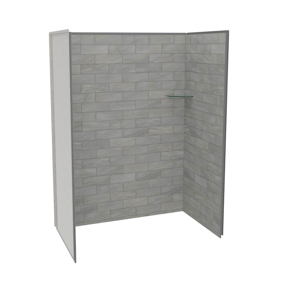 Maax - Utile 6032 Composite Direct-to-Stud Three-Piece Alcove Shower Wall Kit in Organik Clay - Clay