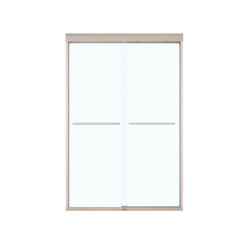 Kameleon 43-47 x 71 in. 8 mm Bypass Shower Door for Alcove Installation with Clear glass in Brushed Nickel
