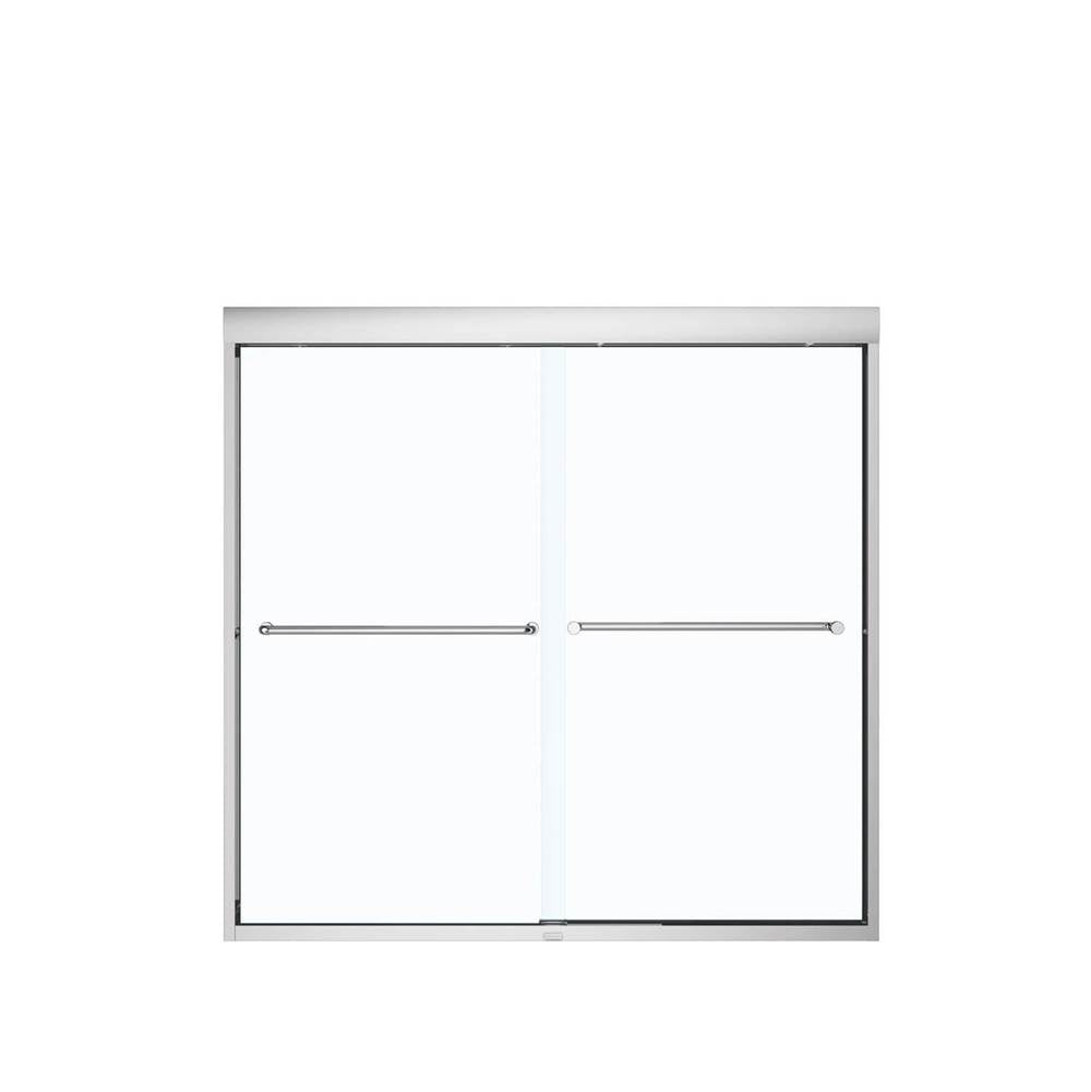 Kameleon SC 55-59 x 57 in. 8 mm Bypass Tub Door for Alcove Installation with Clear glass in Chrome