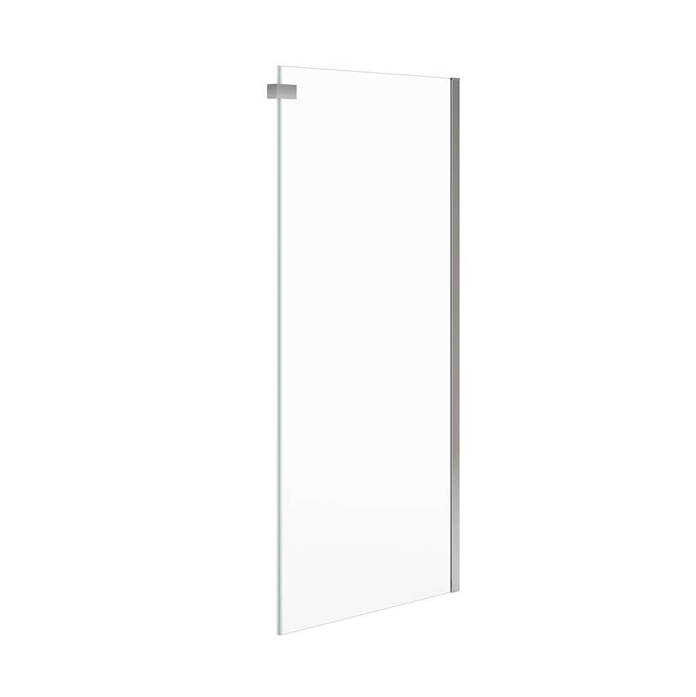 Halo Pro 48 x 36 x 78 3/4 in. 8mm Sliding Shower Door for Corner Installation with Clear glass in Chrome