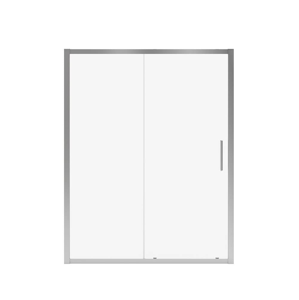 Connect 55.5-57 x 72 in. 6mm Sliding Shower Door for Alcove Installation with Clear glass in Chrome
