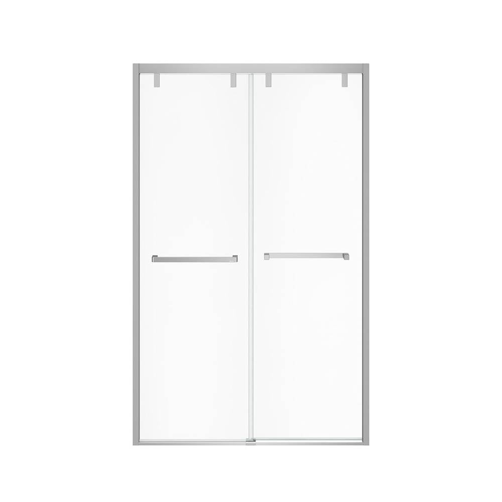 Uptown 44-47 x 76 in. 8 mm Bypass Shower Door for Alcove Installation with Clear glass in Chrome
