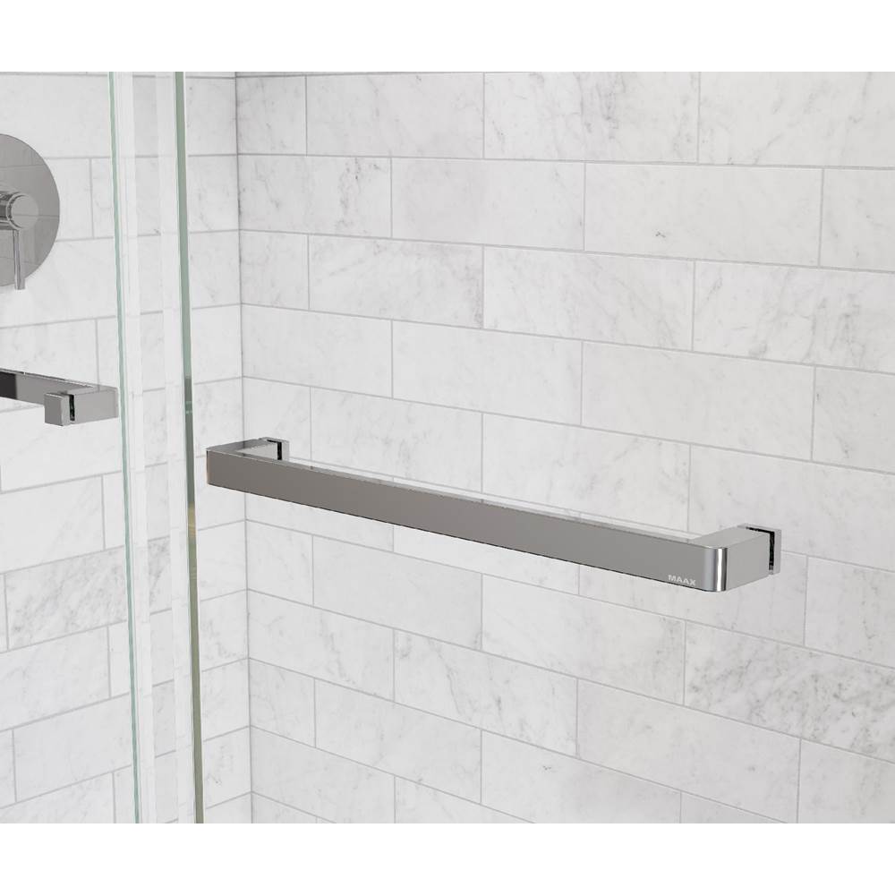 Uptown 56-59 x 76 in. 8 mm Bypass Shower Door for Alcove Installation with Clear glass in Chrome