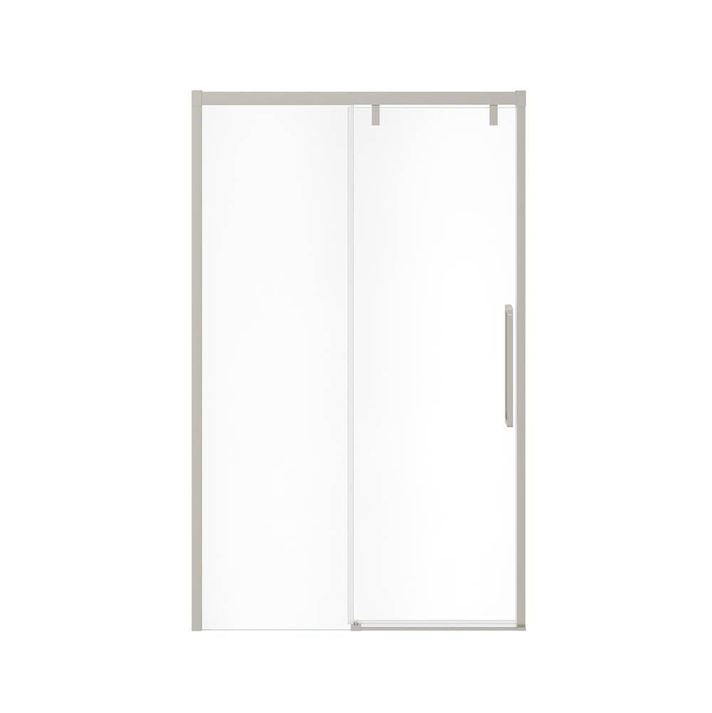 Uptown 44-47 x 76 in. 8 mm Sliding Shower Door for Alcove Installation with Clear glass in Brushed Nickel